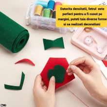 Material Textil Fetru SIKS, Acrilic 100%, Lungime 3 Metri x 20 Cm, Pasla Multi Functionala, Moale La Atingere, Pentru Proiect... Material Textil Fetru SIKS, Acrilic 100%, Lungime 3 Metri x 20 Cm, Pasla Multi Functionala, Moale La Atingere, Pentru Proiect...