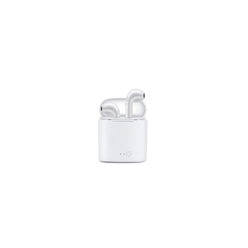 Set 2 casti bluetooth wireless cu acumulator SIKS, Albe , pentru Android si IOS Set 2 casti bluetooth wireless cu acumulator SIKS, Albe , pentru Android si IOS