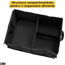 Organizator Auto Pentru Portbagaj SIKS, Cutie Organizare Pliabila, 56 x 40 x 26 cm, Capacitate Mare, Compartimente Pentru Scu... Organizator Auto Pentru Portbagaj SIKS, Cutie Organizare Pliabila, 56 x 40 x 26 cm, Capacitate Mare, Compartimente Pentru Scu...