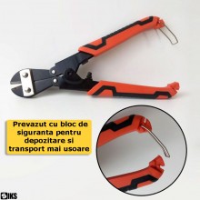 Cleste Megatet SIKS Pentru Taiat Sarma, Fier Beton, Lanturi, Cabluri Metalice, Cleste Gura De Lup Profesional, Falci Din Otel...