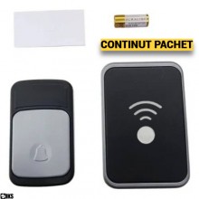 Sonerie Fara Fir Wireless SIKS Pentru Usa Apartament Sau Poarta Casa, Alimentare Priza 220V, Rezistenta La Apa IP44, Raza Mar... Sonerie Fara Fir Wireless SIKS Pentru Usa Apartament Sau Poarta Casa, Alimentare Priza 220V, Rezistenta La Apa IP44, Raza Mar...