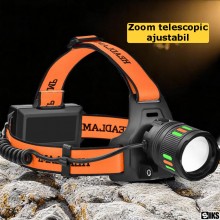 Lanterna Profesionala SIKS De Cap Pentru Pescuit, Camping, Vanatoare, Putere Ultra White 30W, 3000 Lumeni, Zoom Telescopic, F... Lanterna Profesionala SIKS De Cap Pentru Pescuit, Camping, Vanatoare, Putere Ultra White 30W, 3000 Lumeni, Zoom Telescopic, F...