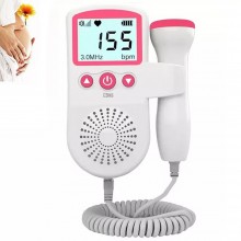 Monitor Fetal Doppler Pentru Monitorizare Sarcina SIKS, Dispozitiv Portabil Pentru Ascultare Batai Inima Bebelus Si Ritm Card...