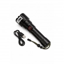 Lanterna Tactica Profesionala LED SIKS Pentru Camping, Vanatoare, Pescuit, Ultra-Bright, Metalica Din Aliaj Aluminiu Aerospat...