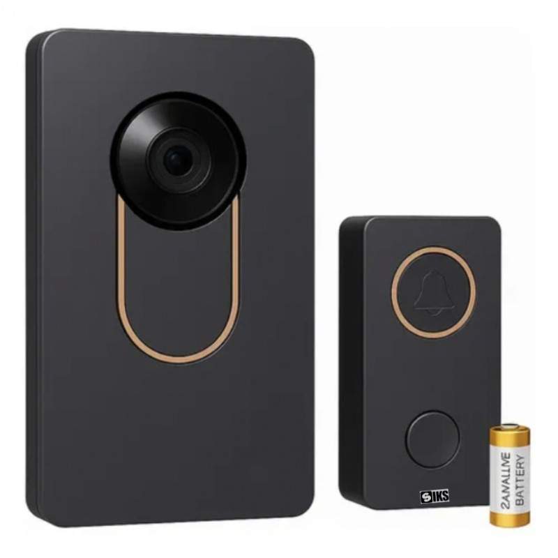 Sonerie Wireless SIKS Pentru Casa, Apartament, Poarta Cu Baterii, Fara Fir, Rezistenta La Apa, Distanta Functionare 50 Metri,...