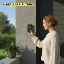 Sonerie Wireless EDAR cu Baterii, Rezistenta la Apa, 50 m, Interior/Exterior, Set Transmitator si Receptor, Volum Ajustabil, ... Sonerie Wireless EDAR cu Baterii, Rezistenta la Apa, 50 m, Interior/Exterior, Set Transmitator si Receptor, Volum Ajustabil, ...