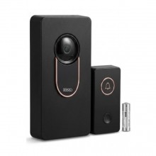 Sonerie Wireless EDAR cu Baterii, Rezistenta la Apa, 50 m, Interior/Exterior, Set Transmitator si Receptor, Volum Ajustabil, ...