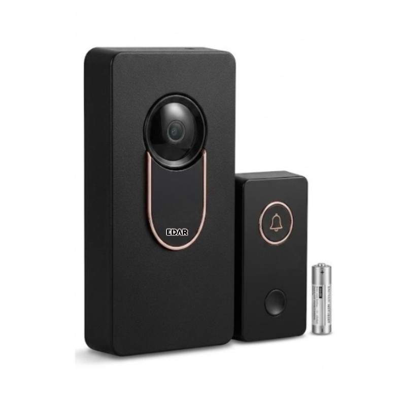 Sonerie Wireless EDAR cu Baterii, Rezistenta la Apa, 50 m, Interior/Exterior, Set Transmitator si Receptor, Volum Ajustabil, ... Sonerie Wireless EDAR cu Baterii, Rezistenta la Apa, 50 m, Interior/Exterior, Set Transmitator si Receptor, Volum Ajustabil, ...