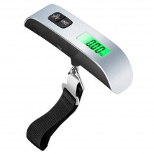 Cantar Digital De Mana Pentru Bagaje Portabil SIKS, Capacitate Maxima 50 Kg, Indicator Suprasarcina, Afisaj LCD, Functie Tare...