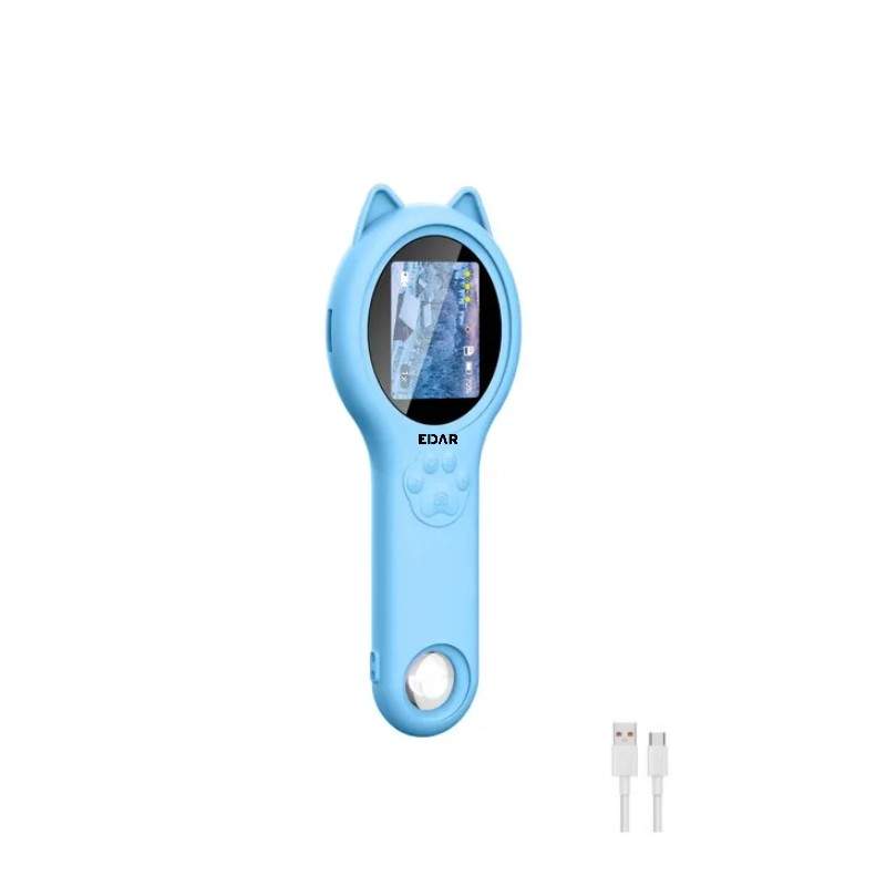 Microscop Digital Portabil pentru Copii EDAR, Marire 1000x, Ecran HD, Camera 2MP, Foto si Video HD, 8 LED, Microscop Educativ...