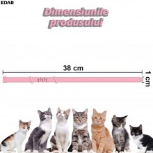 Zgarda Antiparazitara EDAR Pe Baza de Uleiuri din Plante, Fara Alergeni, Pentru Animale De Companie, Caini De Talie Mica Si P...