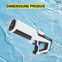 Pistol Electric cu Apa EDAR, Reincarcabil USB, Auto-Absorbtie, Jet 10m, Compatibil Sticla Externa, Jucarie Interactiva Vara, ...
