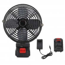 Ventilator Cu Acumulator Reincarcabil 48V EDAR, De Masa/Birou, Pentru Interior/Exterior, Functionare Fara Fir, Unghi De Incli...