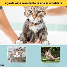 Zgarda Antiparazitara SIKS Pentru Caini si Pisici Pe Baza de Uleiuri din Plante, Anti Purici Si Capuse, Protectie Pana La 8 l...