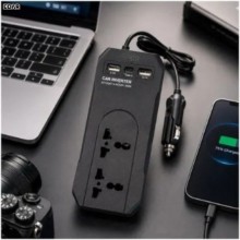 Invertor de Tensiune Auto EDAR 150W, 12V/24V la 220V, Priza Universala, USB + Type-C, Protecție Suprasarcina, Negru Invertor de Tensiune Auto EDAR 150W, 12V/24V la 220V, Priza Universala, USB + Type-C, Protecție Suprasarcina, Negru