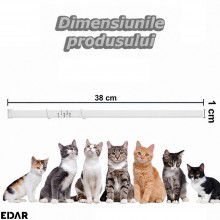 Zgarda Antiparazitara EDAR Pe Baza de Uleiuri din Plante, Fara Alergeni, Pentru Animale De Companie, Caini De Talie Mica Si P...