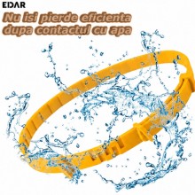 Zgarda Antiparazitara EDAR Pe Baza de Uleiuri din Plante, Fara Alergeni, Pentru Animale De Companie, Caini De Talie Mica Si P...