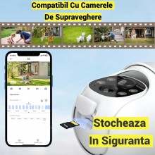 Card de Memorie MicroSD 4 GB EDAR, Clasa 10 De Viteza, TF Cu Adaptor SD Inclus, Potrivit Pentru Camera Supraveghere, Telefon,...