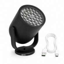 Proiector LED de Craciun pentru Interior EDAR, Efect Fulgi de Zapada si Lumini Ambientale, Mod Automat, Alimentare USB 5V, pe...