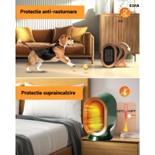 Aeroterma Electrica Portabila EDAR, Mini Incalzitor 800/1200W, 2 Trepte de Putere, Termostat Reglabil, Incalzire Rapida, Prot... Aeroterma Electrica Portabila EDAR, Mini Incalzitor 800/1200W, 2 Trepte de Putere, Termostat Reglabil, Incalzire Rapida, Prot...