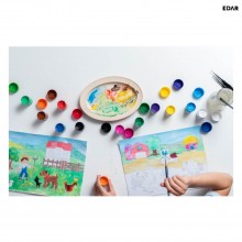 Set 12 Culori Guasa Lavabila EDAR pentru Copii, Activitiati Scolare si Timp Liber, 20 ml, pe Baza de Apa, Non-Toxica, Cutie c... Set 12 Culori Guasa Lavabila EDAR pentru Copii, Activitiati Scolare si Timp Liber, 20 ml, pe Baza de Apa, Non-Toxica, Cutie c...