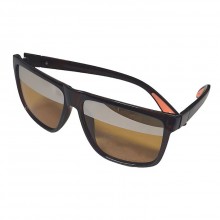 Ochelari de Condus M18 SIKS, Polarizati, de Condus Noaptea, Lentile Galbene Oglindate, Rama Maro inchis, Toc Inclus