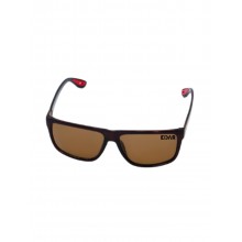 Ochelari de Condus Noaptea EDAR Model M18, Lentile Polarizate Galbene Oglinda, Rama Maro Inchis, Toc Inclus