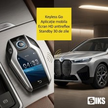 Cheie Auto Inteligenta Universala Smart Key SIKS, Touchscreen LCD, Bluetooth, Keyless Entry, Keyless Go, Auto Lock, Control P... Cheie Auto Inteligenta Universala Smart Key SIKS, Touchscreen LCD, Bluetooth, Keyless Entry, Keyless Go, Auto Lock, Control P...