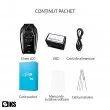 Cheie Auto Inteligenta Universala Smart Key SIKS, Touchscreen LCD, Bluetooth, Keyless Entry, Keyless Go, Auto Lock, Control P... Cheie Auto Inteligenta Universala Smart Key SIKS, Touchscreen LCD, Bluetooth, Keyless Entry, Keyless Go, Auto Lock, Control P...