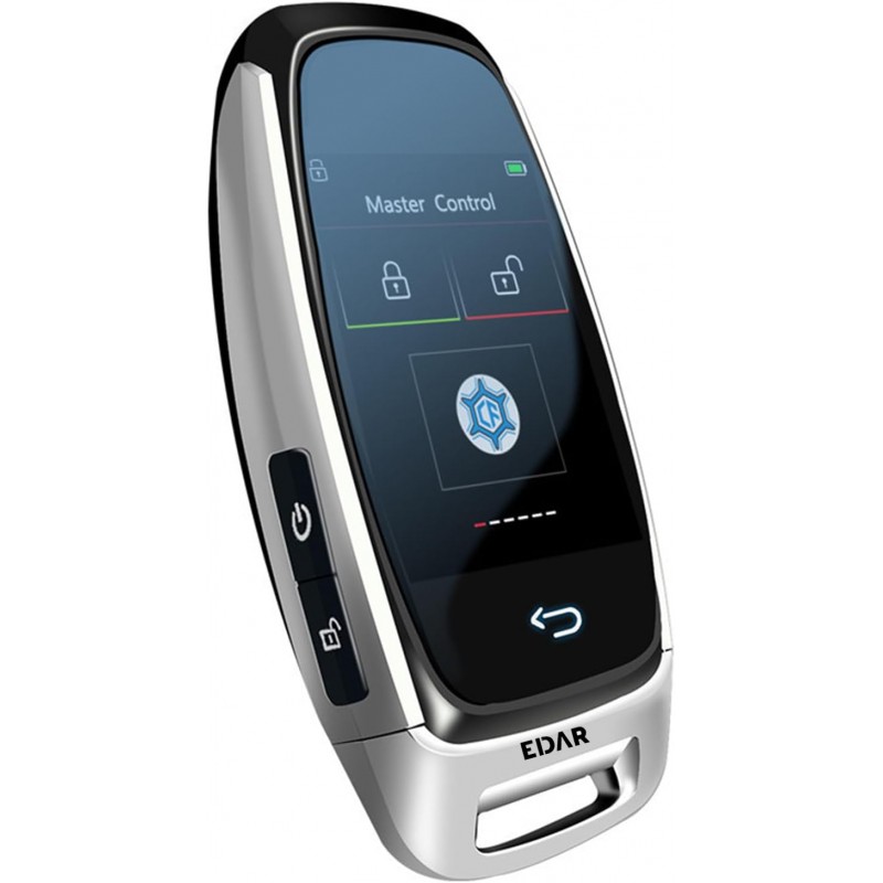 Cheie Auto Inteligenta Universala EDAR Smart Key cu Ecran Tactil LCD, Model EN920C Keyless Entry/Go, Auto Lock, Control Portb...