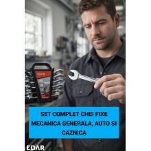 Set 6 Chei Fixe EDAR Duble Chrome Vanadium 6-17 mm, 12 Dimensiuni, Suport Depozitare Inclus, pentru Auto, Casa si Bricolaj, A... Set 6 Chei Fixe EDAR Duble Chrome Vanadium 6-17 mm, 12 Dimensiuni, Suport Depozitare Inclus, pentru Auto, Casa si Bricolaj, A...