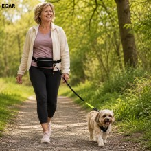 Lesa Elastica Bungee Pentru Caini EDAR, Tip Maini Libere, Pentru Jogging, Alergare si Plimbare, cu Centura si Borseta, Extens... Lesa Elastica Bungee Pentru Caini EDAR, Tip Maini Libere, Pentru Jogging, Alergare si Plimbare, cu Centura si Borseta, Extens...