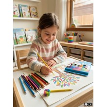Set Creioane Colorate SIKS 24 De Bucati, Pentru Desen, Scoala, Gradinita, Activitati Creative, Corp Hexagonal Din Plastic Rez... Set Creioane Colorate SIKS 24 De Bucati, Pentru Desen, Scoala, Gradinita, Activitati Creative, Corp Hexagonal Din Plastic Rez...