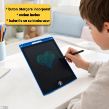 Tableta Grafica De Scris Si Desenat SIKS Pentru Copii, Ecran LCD Panel 6.5 Inch, Afisaj Colorat Cu Stylus Inclus Si Buton Ste... Tableta Grafica De Scris Si Desenat SIKS Pentru Copii, Ecran LCD Panel 6.5 Inch, Afisaj Colorat Cu Stylus Inclus Si Buton Ste...