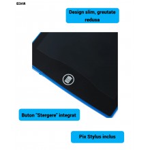 Tableta Grafica LCD EDAR pentru Copii, 6.5 inch, Stylus Inclus, Ecran Color, Buton Stergere Instant si Functie Blocare, Jucar...