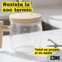 Cana Inteligenta cu Amestecare Automata SIKS, Sticla Borosilicata, 400 ml, Acumulator 800 mAh, Incarcare USB, Pornire One-Cli... Cana Inteligenta cu Amestecare Automata SIKS, Sticla Borosilicata, 400 ml, Acumulator 800 mAh, Incarcare USB, Pornire One-Cli...