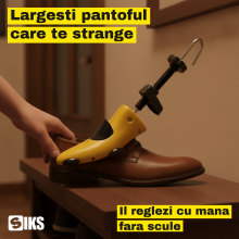 Largitor incaltaminte SIKS, Calapod Reglabil pentru Pantofi, Adidasi si Ghete, Marimi 34-40, ABS, Galben/Negru Largitor incaltaminte SIKS, Calapod Reglabil pentru Pantofi, Adidasi si Ghete, Marimi 34-40, ABS, Galben/Negru