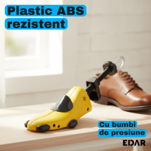 Largitor pantofi reglabil EDAR, marimi 34-40, calapod ABS pentru largire si alungire incaltaminte, cu bumbi de presiune, unis... Largitor pantofi reglabil EDAR, marimi 34-40, calapod ABS pentru largire si alungire incaltaminte, cu bumbi de presiune, unis...