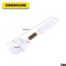 Cantar Bucatarie SIKS in Forma de Lingura, Display Digital, Functie TARE, Oprire Automata, Afisaj Digital, Cantarire 500 gr, ... Cantar Bucatarie SIKS in Forma de Lingura, Display Digital, Functie TARE, Oprire Automata, Afisaj Digital, Cantarire 500 gr, ...
