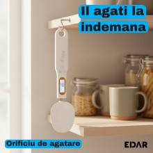 Cantar de Bucatarie Digital in Forma de Lingura EDAR, pana la 500 g, Diviziune de 0,1 g, Display LCD cu Functii Tara si Hold,... Cantar de Bucatarie Digital in Forma de Lingura EDAR, pana la 500 g, Diviziune de 0,1 g, Display LCD cu Functii Tara si Hold,...
