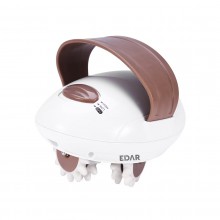 Aparat de Masaj Anticelulitic Electric EDAR, 6 Role Rotative cu 78 de Degete de Silicon, 2 Trepte de Viteza, Putere de 12 W, ...