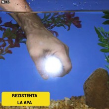 Lanterna Subacvatica LED SIKS, Rezistenta la Apa, Lumina Puternica, 5 Moduri de Lumina, Potrivita pentru Camping, Pescuit, Ac...