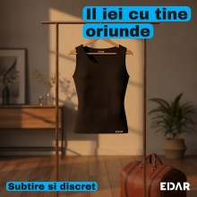 Maiou Modelator EDAR pentru Barbati, Marimea 3XL, Efect de Subtiere si Sustinere a Spatelui, Panouri de Compresie pe Abdomen,... Maiou Modelator EDAR pentru Barbati, Marimea 3XL, Efect de Subtiere si Sustinere a Spatelui, Panouri de Compresie pe Abdomen,...