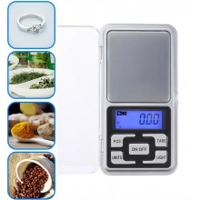 Mini Cantar Electronic de Buzunar SIKS, pentru Bijuterii, Afisaj LCD, Portabil, Capacitate Maxima 500 g, Functie TARE si Auto...