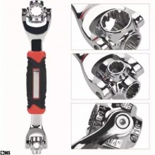 Cheie Universala Multifunctionala SIKS 48 in 1, Capete Rotative 360°, Inclinare 45°, pentru Piulite si Suruburi, Precizie Mar... Cheie Universala Multifunctionala SIKS 48 in 1, Capete Rotative 360°, Inclinare 45°, pentru Piulite si Suruburi, Precizie Mar...