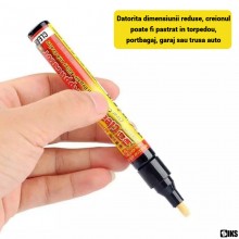 Creion Corector Zgarieturi Auto SIKS, Reparare Rapida Vopsea Caroserie, Pentru Zgarieturi Fine si Imperfectiuni, Aplicare Uso...