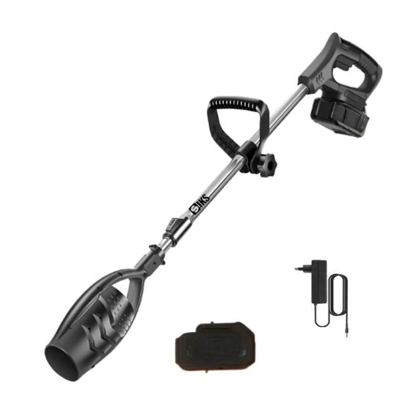 Suflanta De Frunze SIKS Electrica Cu Acumulator, Pentru Curte Si Gradina, Tija Reglabila Reglabila 100-135 Cm, Putere 1050W, ...
