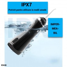 Irigator Bucal Portabil EDAR, Dus Oral Water Flosser IPX7, 1400 Pulsatii/min, 3 Moduri de Curatare, Rezervor 200 ml, 4 Capete... Irigator Bucal Portabil EDAR, Dus Oral Water Flosser IPX7, 1400 Pulsatii/min, 3 Moduri de Curatare, Rezervor 200 ml, 4 Capete...