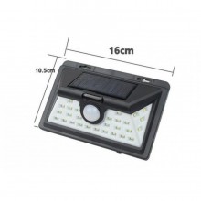 Lampa solara EDAR cu senzor de miscare, de perete, 32 led