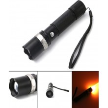 Lanterna EDAR cu LED, raza actiune 250-300 metri, Zoom Reglabil cu Lupa